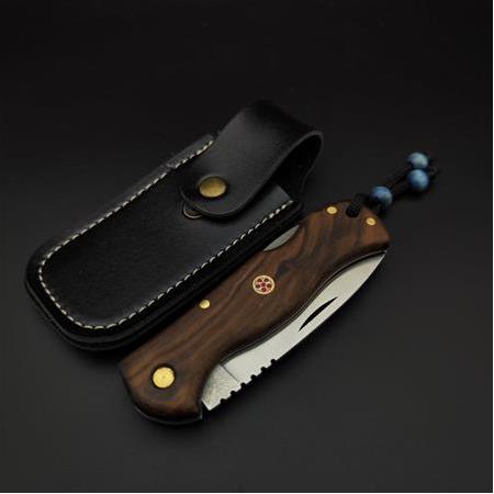 El yapımı ceviz ağacı kabze kamp çakısı