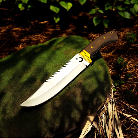 El yapımı ay yıldız kamp bıçağı