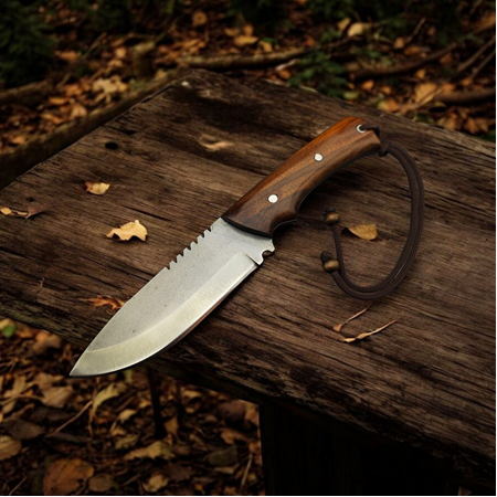 El yapımı kamp bıçaağı