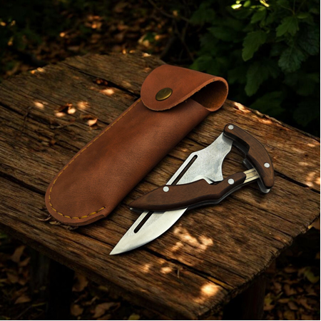 El yapımı ceviz ağacı kabze hayalet çakı