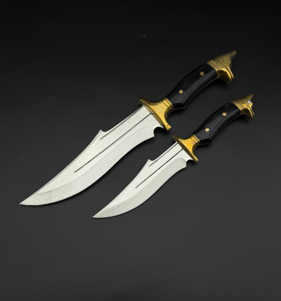 pirinç balçak kurt başlı m-ca  kabze 41 16 Çelik komando bıçağı